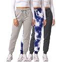 3 Pack Women's Fleece Joggers Sweatpants Lounge Pants Sweats Casual Pockets