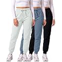 3 Pack Women's Fleece Joggers Sweatpants Lounge Pants Sweats Casual Pockets