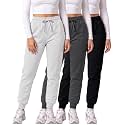 3 Pack Women's Fleece Joggers Sweatpants Lounge Pants Sweats Casual Pockets