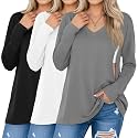 3 Pack Women Oversized Nursing Shirts