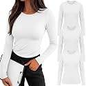 3 Pack Womens Long Sleeve Underscrub Shirts