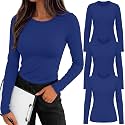 3 Pack Womens Long Sleeve Underscrub Shirts