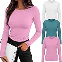 3 Pack Womens Long Sleeve Underscrub Shirts