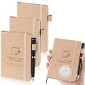 3 Packs A6 Waterproof Notebook, Stone Paper Notepad, Khaki