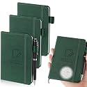 3 Packs A6 Waterproof Notebook, Stone Paper Notepad, Green