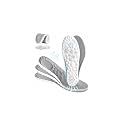 3 Pairs 4D Cloud Insoles for Men Memory Foam Insoles,Gray, US 11-13