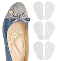 3 Pairs Arch Support Insoles Fits for Flat Feet &amp; Plantar Fasciitis Orthotic Arch Pads for Women and Men, Gel High Cushion Insert, One Size Fits All