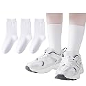 3 Pairs Boys Dress Socks Kids Girls Black Crew Uniform Sock for Toddler