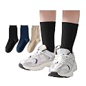 3 Pairs Boys Dress Socks Kids Girls Black Crew Uniform Sock for Toddler