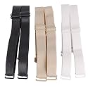 3 Pairs Bra Strap Replacement Elastic Adjustable Removable Multi Color