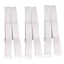 3 Pairs Bra Strap Replacement Elastic Adjustable Removable Multi Color