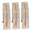 3 Pairs Bra Strap Replacement Elastic Adjustable Removable Multi Color