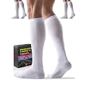 3 Pairs Easy On/Off Compression Socks 15-20 mmHg, Comfortable &amp; Supportive