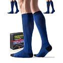 3 Pairs Easy On/Off Compression Socks 15-20 mmHg, Comfortable &amp; Supportive