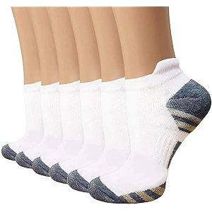 3 pairs knee high graduated compression socks for women and men - best medical nursing travel amp flight socks - running amp fitness - 15-20mmhg