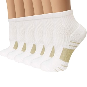 3 pairs knee high graduated compression socks for women and men - best medical nursing travel amp flight socks - running amp fitness - 15-20mmhg