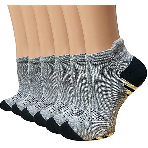 3 pairs knee high graduated compression socks for women and men - best medical nursing travel amp flight socks - running amp fitness - 15-20mmhg