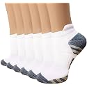 3 Pairs Knee High Graduated Compression Socks For Women and Men - Best Medical, Nursing, Travel &amp; Flight Socks - Running &amp; Fitness - 15-20mmHg