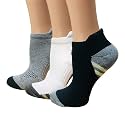 3 Pairs Knee High Graduated Compression Socks For Women and Men - Best Medical, Nursing, Travel &amp; Flight Socks - Running &amp; Fitness - 15-20mmHg