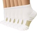 3 Pairs Knee High Graduated Compression Socks For Women and Men - Best Medical, Nursing, Travel &amp; Flight Socks - Running &amp; Fitness - 15-20mmHg