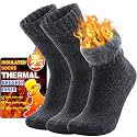 3 Pairs Warm Thermal Socks for Women &amp; Men Winter Ski Thick Boot Insulated Socks for Cold Weather