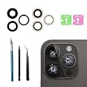 3 Pcs Back Rear 14 Pro Max Camera Lens Glass Replacement for iPhone14 Pro Max Back Rear Camera Lens Replacement with Pre-Installed Adhesive, Back Glass Camera Lens,Repair Tool Set