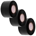 3 PCS Black Electrical Tape, 3/4 inch x 66ft, Waterproof, Professional Grade PVC Electric Tape for Wire Insulation, Electrical Tape for Resistant to Abrasion, Moisture, Corrosion, Alkalies