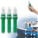 3 PCS Boat Flares, Marine Flares LED Light Waterproof Emergency Signals for Fishing Nets Buoys Boats, Electronic Marine Signal Lights for Night Boating Life Rafts Offshore (D, 3pcs)