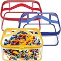 3 Pcs Clear Toy Storage Bag, Waterproof PVC Toy Organized Bag with Zipper