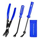 3Pcs Auto Clip Pliers Fastener Remover Clip Removal Tool Car Panel Pry Tool
