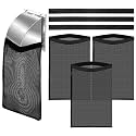 Xthrotsenk 3 Pcs Dryer Lint Catcher Dryer Vent Lint Dust Bag Indoor Vent Trap for Outdoor Drying Vents Capturing Dust (Black)