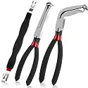 3 Pcs Electrical Disconnect Pliers for Cars,60 Degree Connector Pliers,Safety Wire Plier,ElectricalPlug DisconnectPliers,Automotive Tools Electrical ConnectorPliers