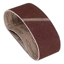 3 Pcs Sanding Belts 3 x 21 Inch 120 Grit Aluminum Oxide