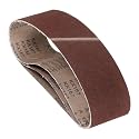 3 Pcs Sanding Belts 6 x 48 Inch 120 Grit Aluminum Oxide