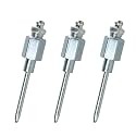 3-Piece Detachable Grease Gun Needle Tip Nozzle Adapter with 1/8" NPT Threads for Steel Grease Gun Needle Tip Dispenser and Coupler Fittings