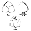 Stainless Steel Mixer Attachments for KitchenAid 5QT Mixer, 3 PCS
