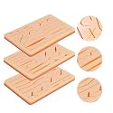 3-Piece Suture Pad, Suture Practice Pad with Various Wound Shapes, Suture Practice Kit, Suitable for Medical, Veterinary Medical Staff Training and Practice (Combination Three)