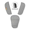 SeedFuture 3 Pieces Stroller Strap Covers and Crotch Pad Combo, Gray