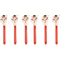 Gejoy 3 Pieces Inflatable Stick Horse Party Decoration,Classic Style