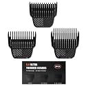 3 Professional Trimmer Guards for Manscaped The Lawn Mower 5.0 Ultra - 7 Cutting Lengths from 1/18"-1/2" Fit for Manscaped Lawn Mower 5.0 Trimmer Replacement Guards