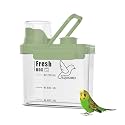 3 Qt/2.8 L Bird Seed Storage Container, Pet Food Container(1.6L, Green)
