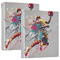 3 Ring Binder Boys Playing Basketball 1.5 inch Binders