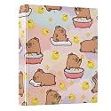 3 Ring Binder Capybara Duck Cute 1.5 inch Binders