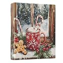 3 Ring Binder Christmas Gingerbread Cup Candy Cane 1.5 inch Binders