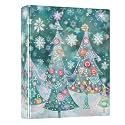3 Ring Binder Christmas Trees Snowflake 1.5 inch Binders