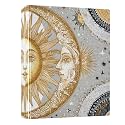 3 Ring Binder Sun Moon Astrology Yellow 1.5 inch Binders