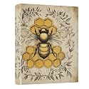 3 Ring Binder Vintage Bee Honeycomb Hive 1.5 inch Binders