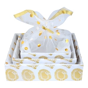 3 set gift organizer baskets wedding favour baskets dry fruit gifting box wedding hamper trays baby shower gift packing baby pink