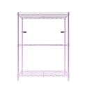 3-Shelves Wheels Heavy Duty Steel Storage Rack