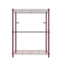 3-Shelves Wheels Heavy Duty Steel Storage Rack